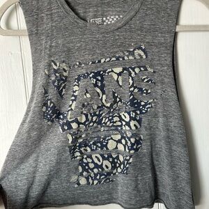 Vans Heather Gray Graphic Tee